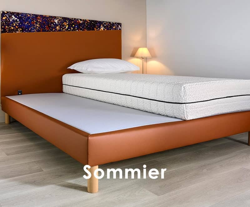 sommier, chambre, déco intérieure